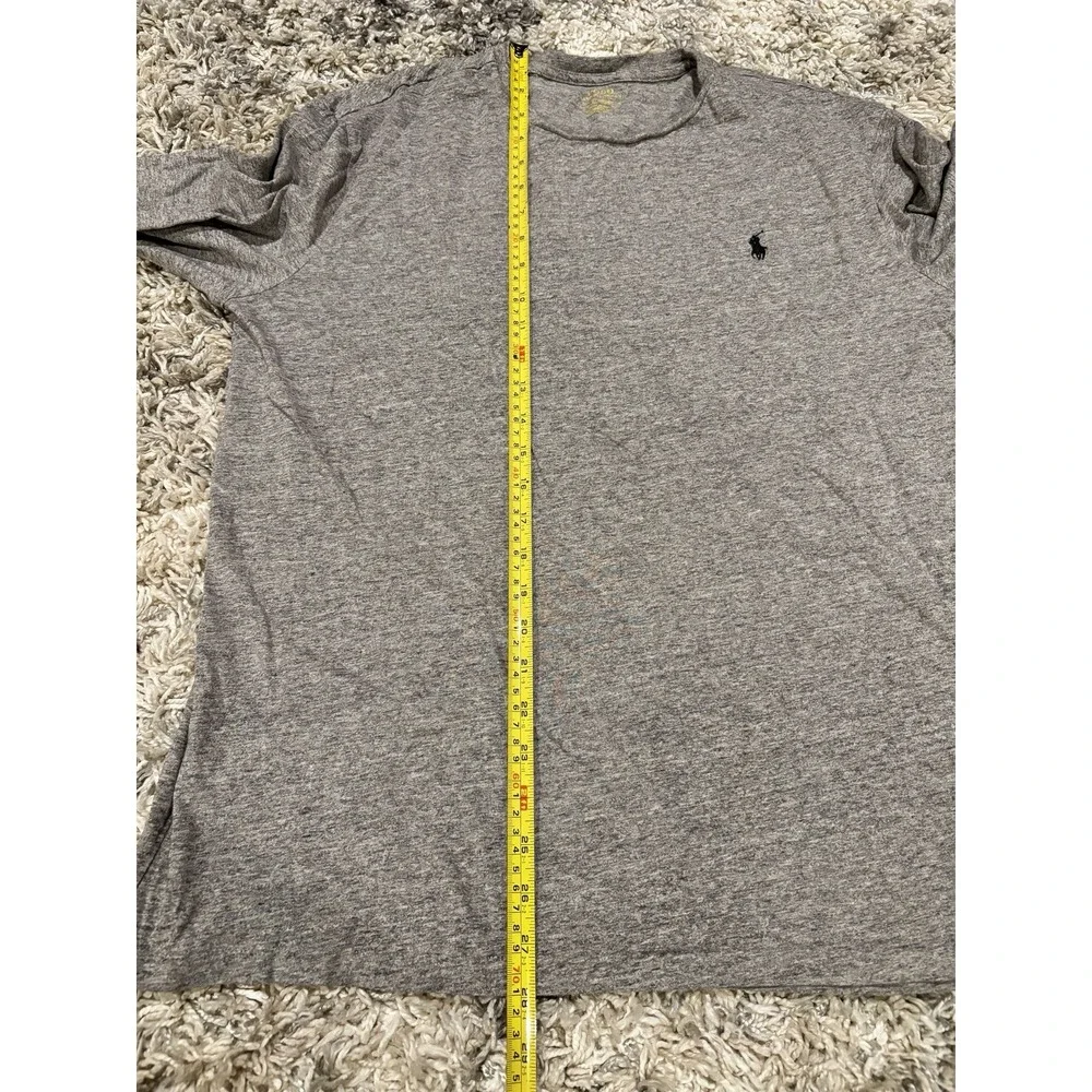 Men's Polo Ralph Lauren Large Gray‎ Long Sleeve Shirt
